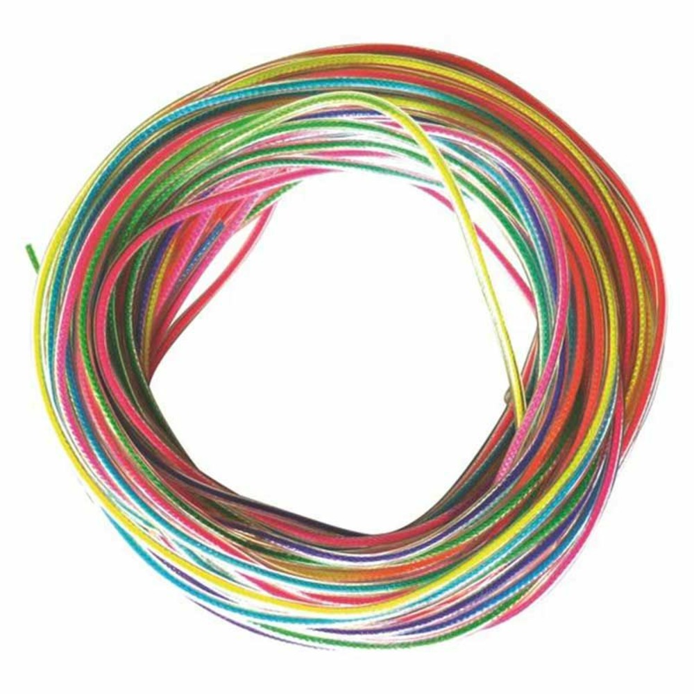 12 scoubidous fluo 80 cm