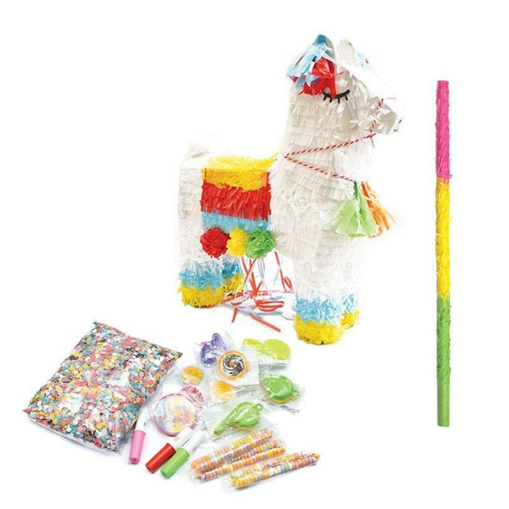 Piñata lama + bâton + surprises