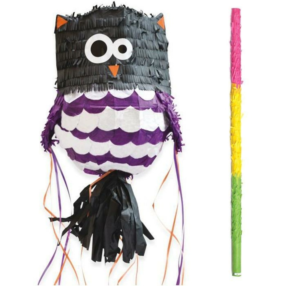 Piñata chouette + bâton