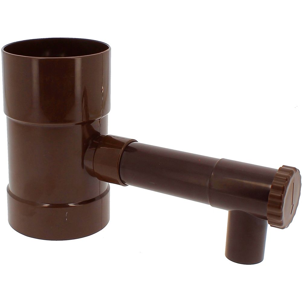 Récupérateur D'eau De Pluie TERRE JARDIN Pour Gouttière - Diamètre 100 Mm - Avec Robinet