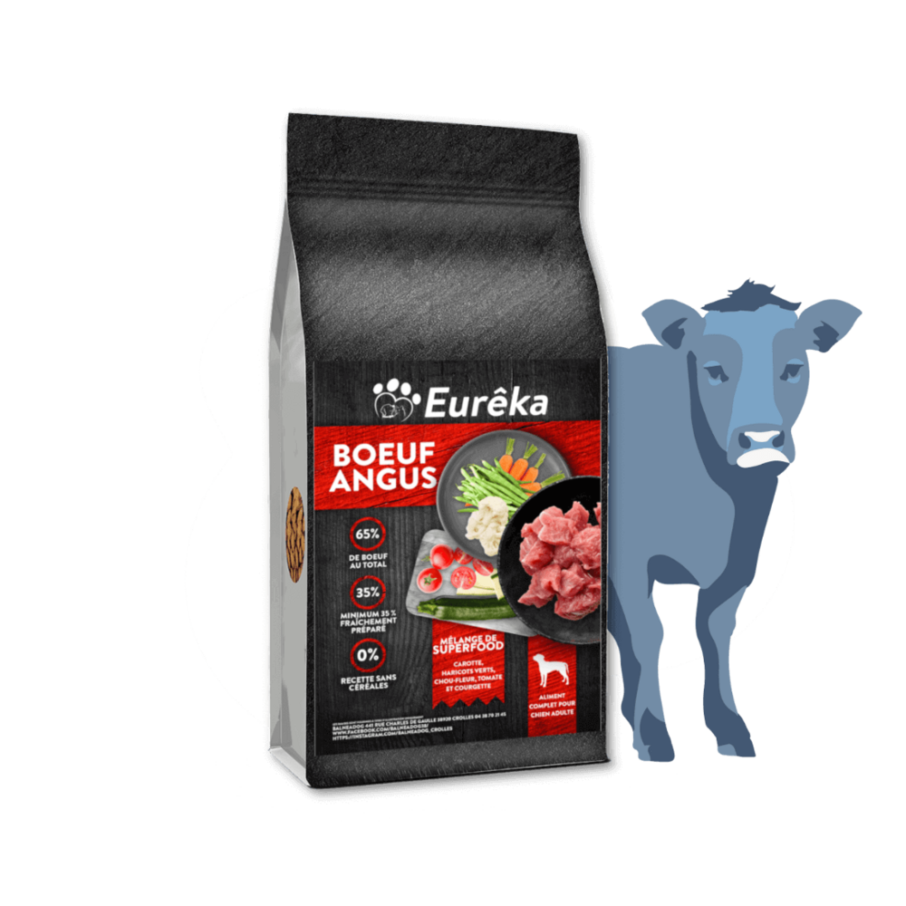 Croquettes chien de petite race holistic sans céréales - bœuf angus - 2 kg