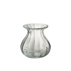 Vase en verre transparent 15x15x15 cm