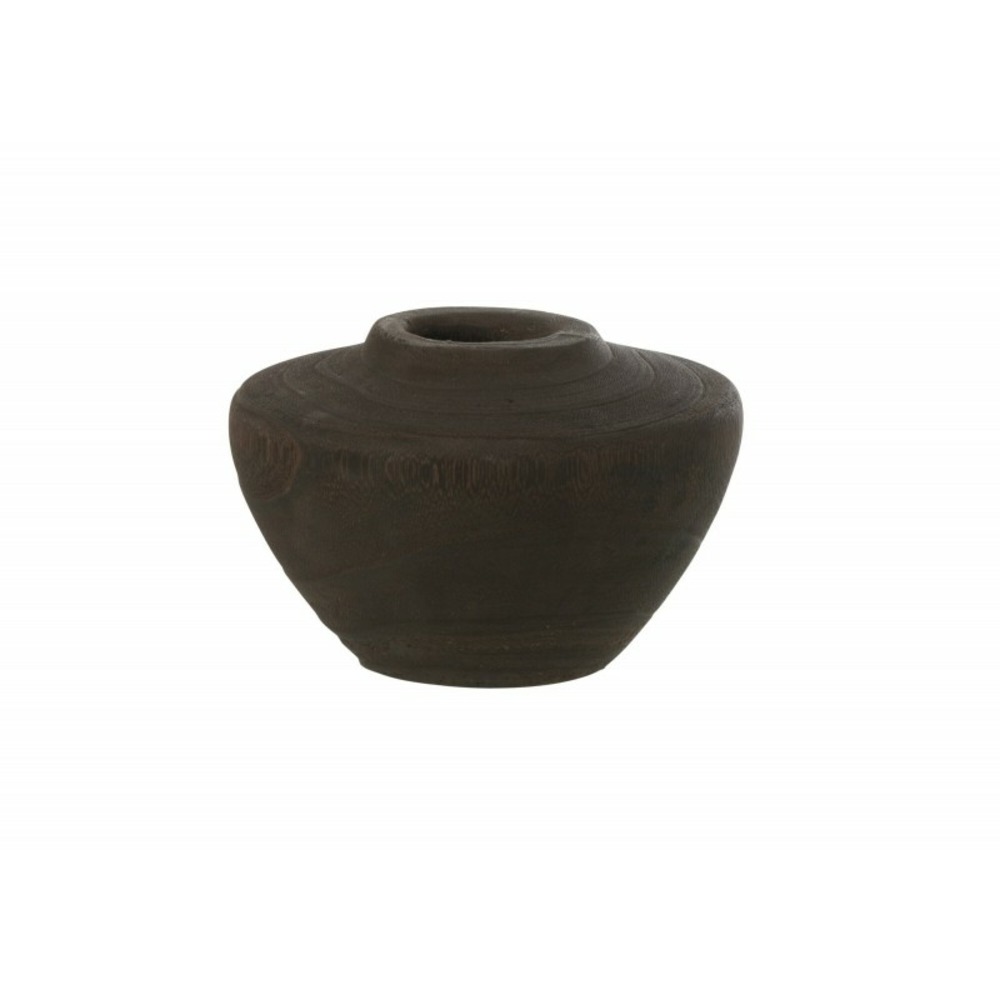 Vase en bois 15x15x10 cm
