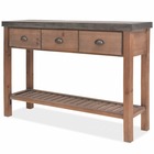 Table console bois massif de sapin 122 x 35 x 80 cm