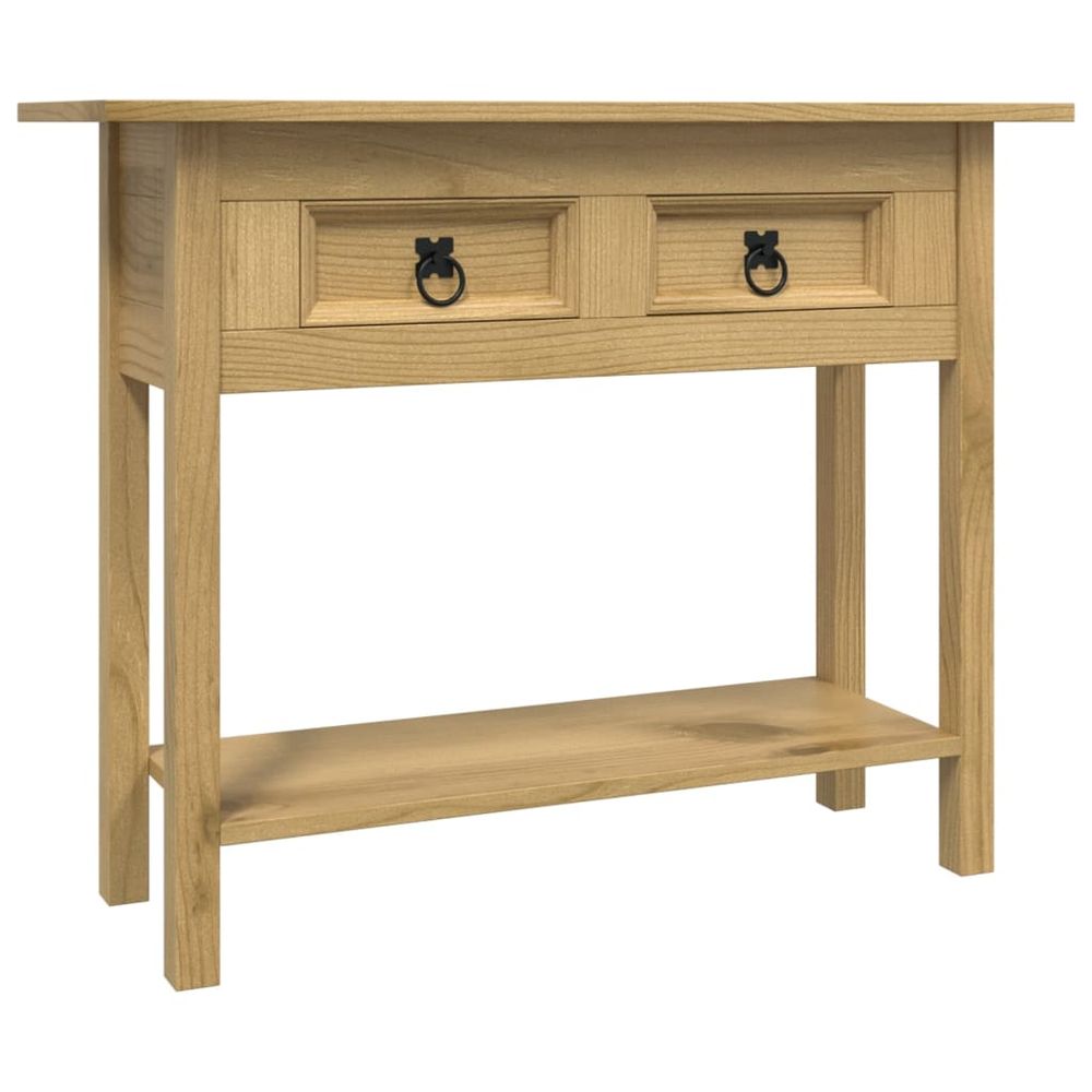 Table console Pin mexicain Gamme Corona - 90x34,5x73cm | Truffaut
