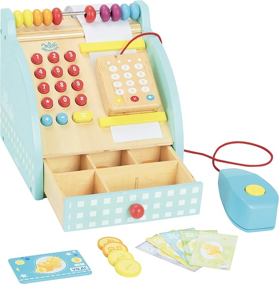 Caisse enregistreuse en bois