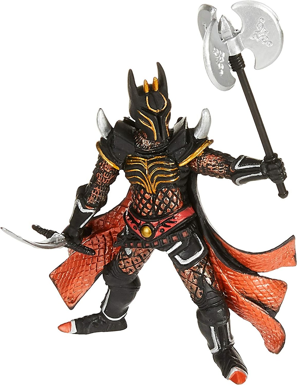 Figurine chevalier triple hache