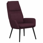 Chaise de relaxation violet tissu