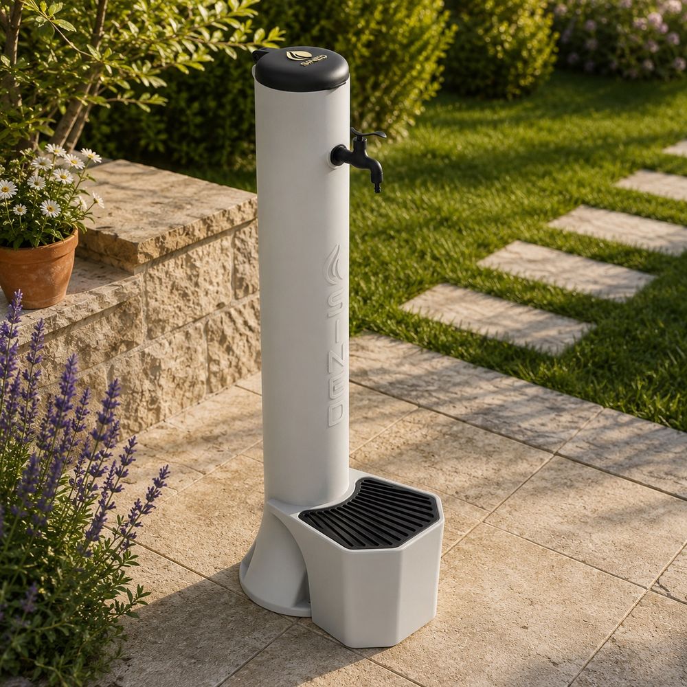 Kit de fontaine tortora avec seau sinueux kit de fontaine tortora en polyethylene hd