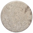 Dessus de table gris ø50x2,5 cm marbre