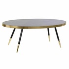 Table d'appoint dkd home decor verre acier (110 x 50 x 41,5 cm)