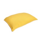 Pouf jaune 100% coton 140x200 cm