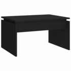 Table basse noir 68x50x38 cm aggloméré