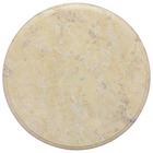 Dessus de table crème ø40x2,5 cm marbre