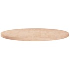 Dessus de table rond ø80x2,5 cm bois de chêne massif non traité