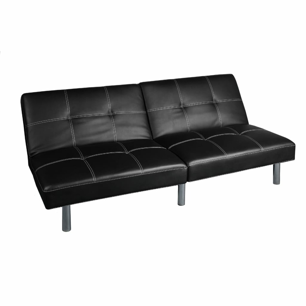 Canapé convertible en lit design noir