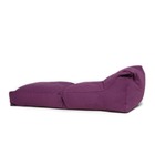 Pouf lounger 2 sections 160 x 68 x 50 violet