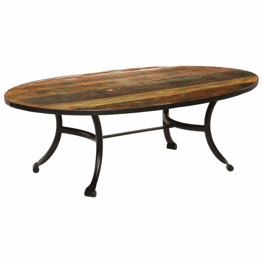 Table basse 110x60x35 cm bois recyclé massif