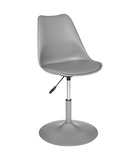 Chaise de table ou chaise de bureau gris clair hauteur ajustable