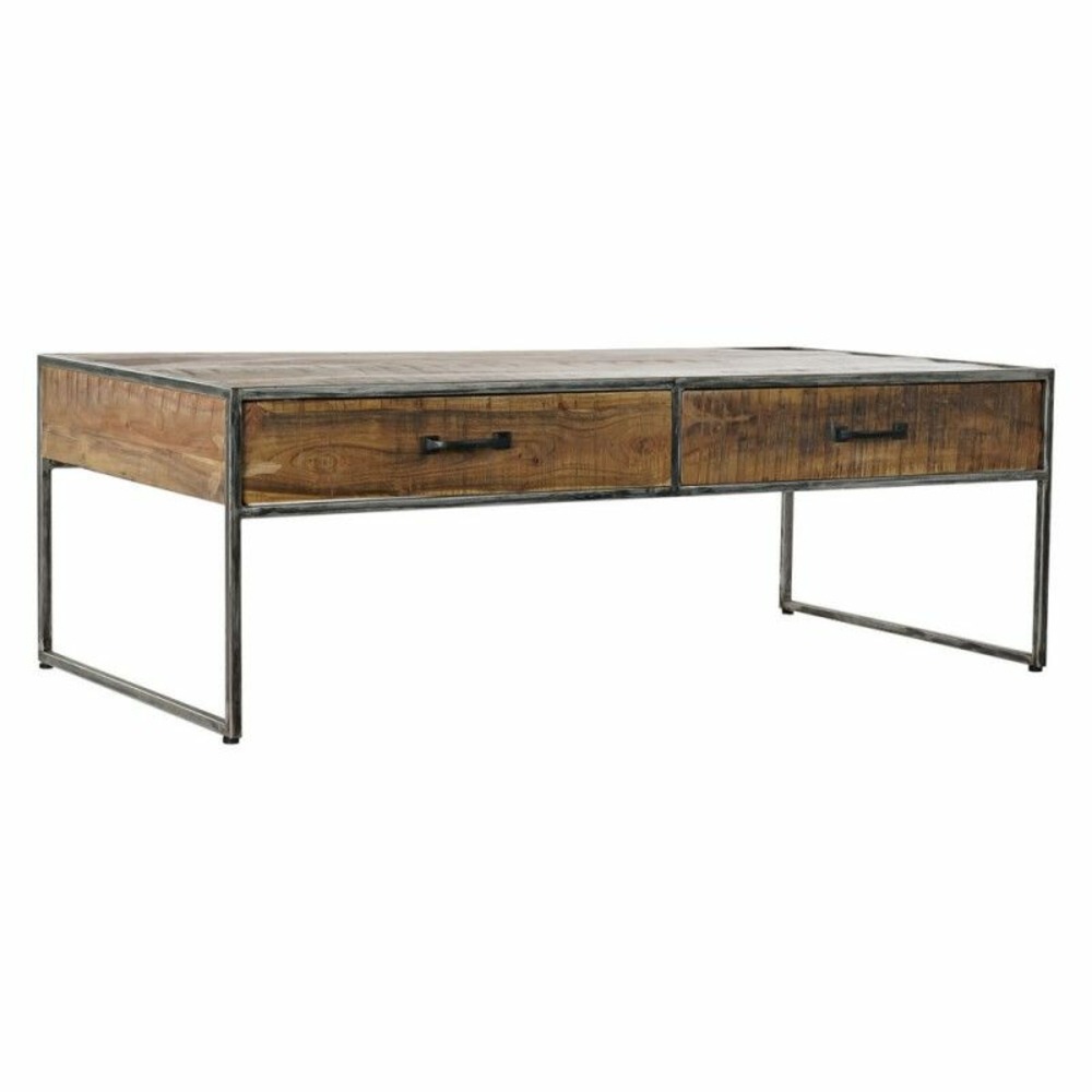 Table basse thyann métal acacia bois recyclé (120 x 60 x 40 cm)
