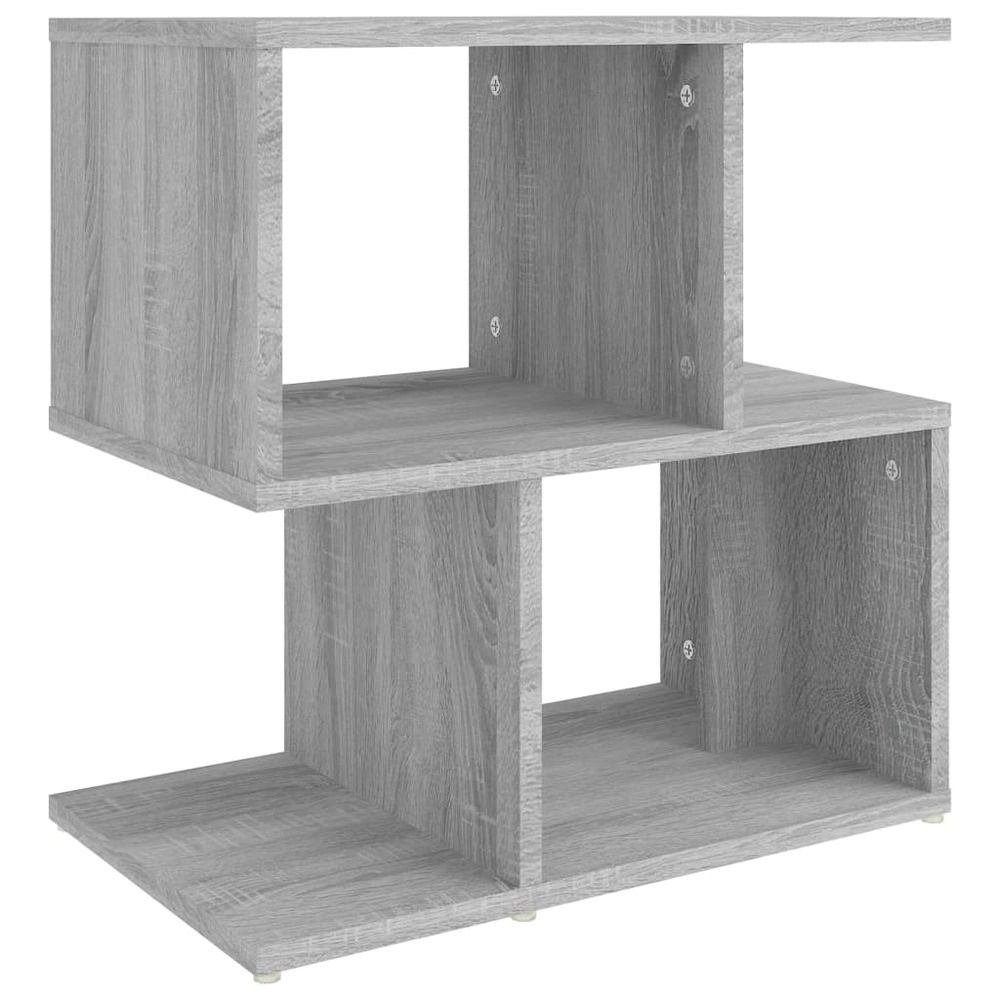 Table de chevet sonoma gris 50x30x51,5 cm bois d'ingénierie
