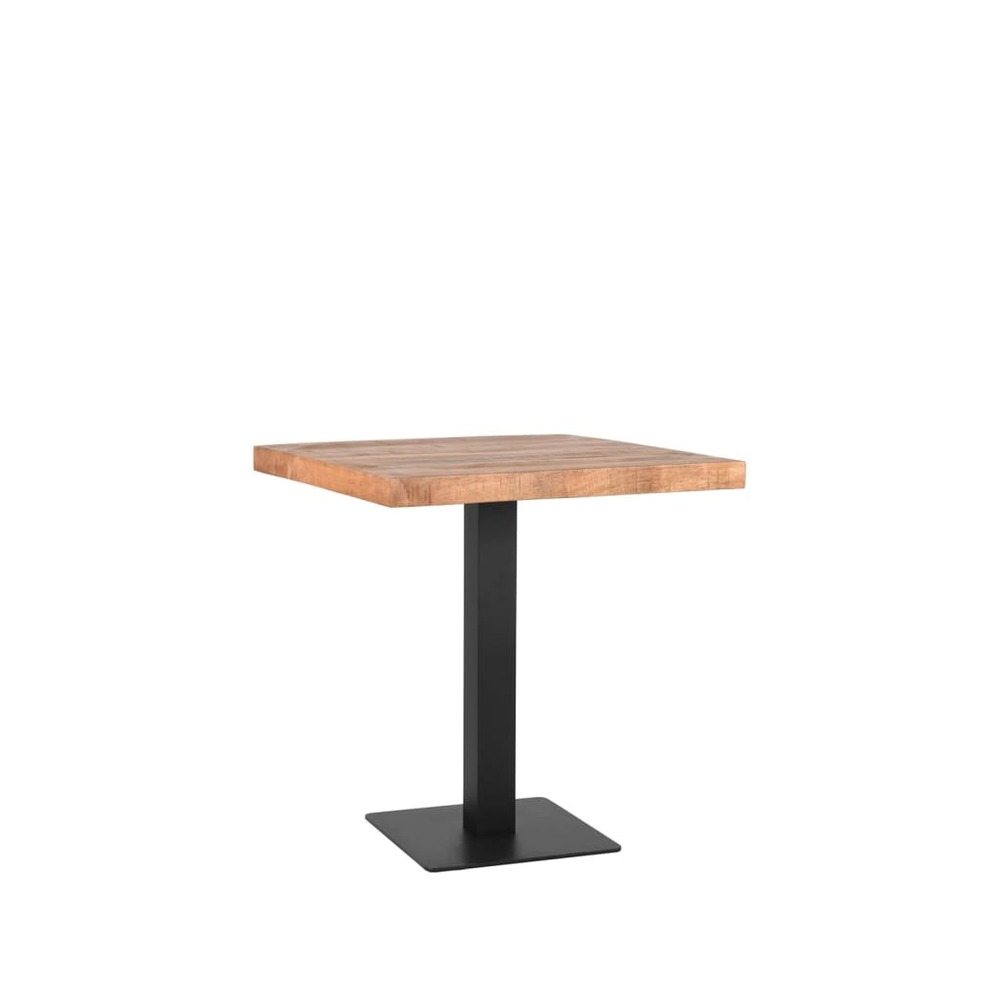 Table de restaurant carrée 70x70x75 cm bois