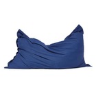 Pouf bleu marine 100% coton 140x200 cm
