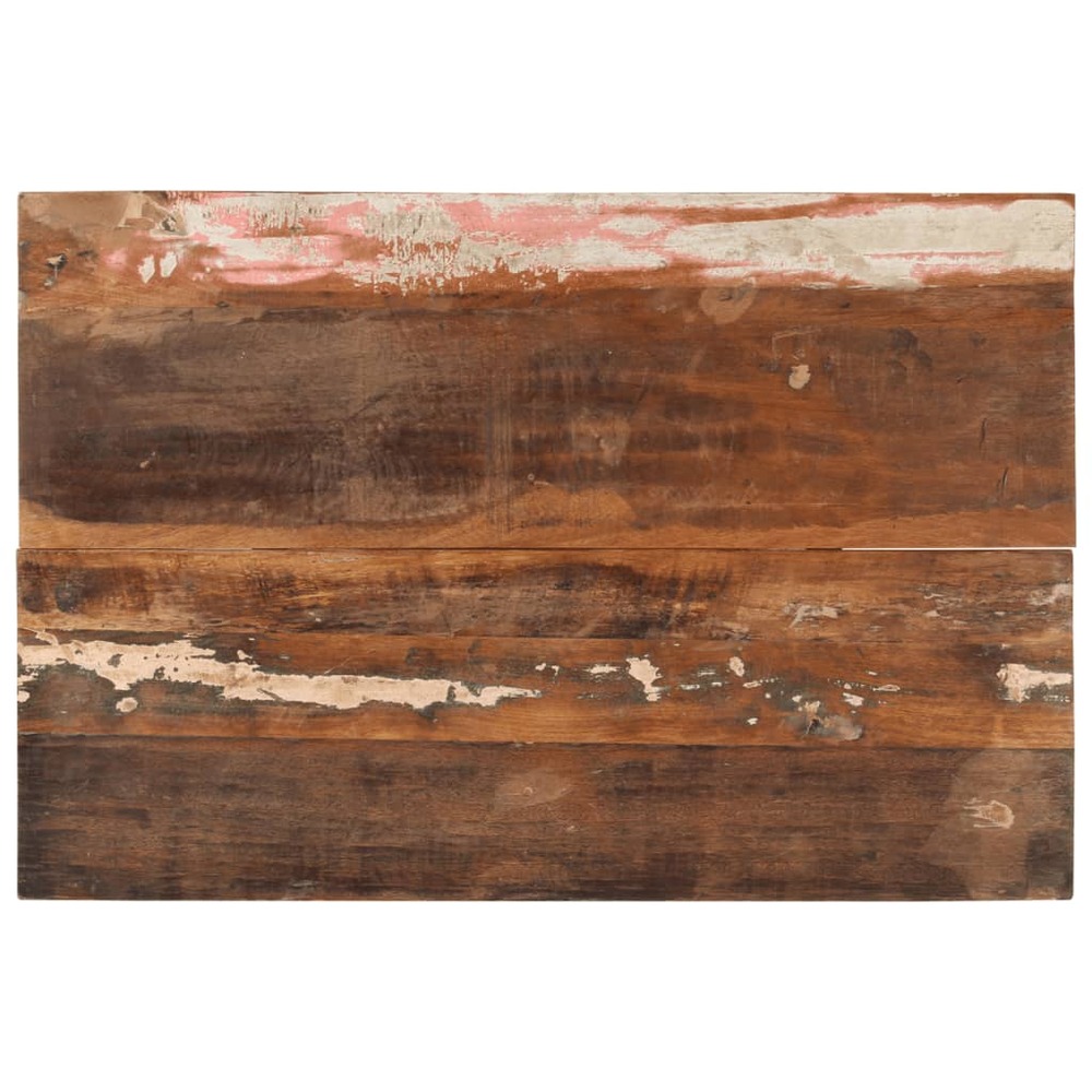 Dessus de table 90x60x(2,5-2,7) cm bois massif de récupération