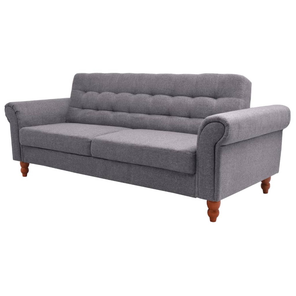 Canapé-lit tissu gris