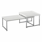 Jeu de 2 tables dkd home decor acier bois mdf (110 x 48 x 45 cm)