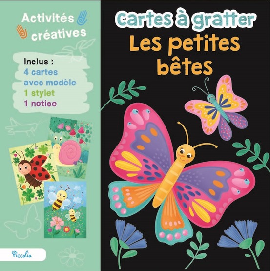 Cartes à gratter les petites bêtes