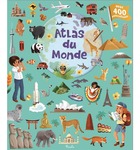 400 autocollants atlas du monde