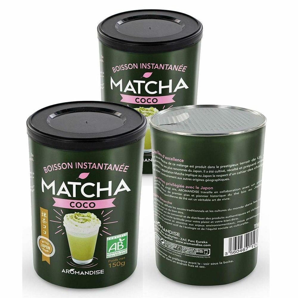 Boisson instantanée matcha coco 450 g