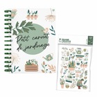 Carnet de jardinage + stickers jardin