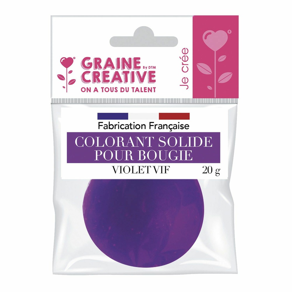 Colorant solide pour bougie 20 g violet