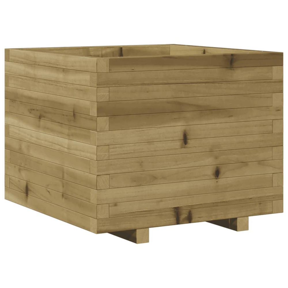 Jardinière d'extérieur 60x60x49,5 cm bois de pin imprégné