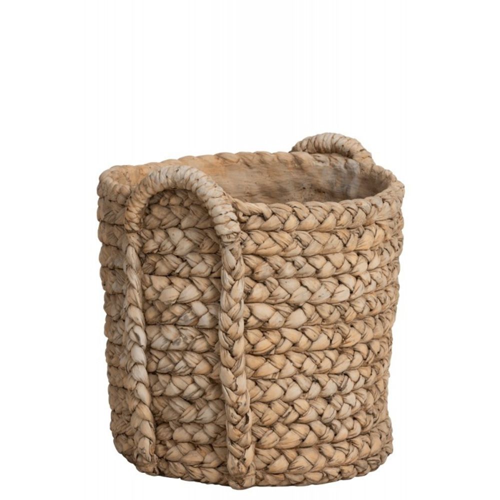 Cache pot anses ceramique naturel extra large | Truffaut