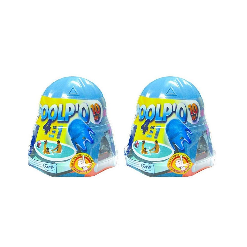 2 traitement mensuel eau de piscine entretien 4en1 poolp'o | Truffaut