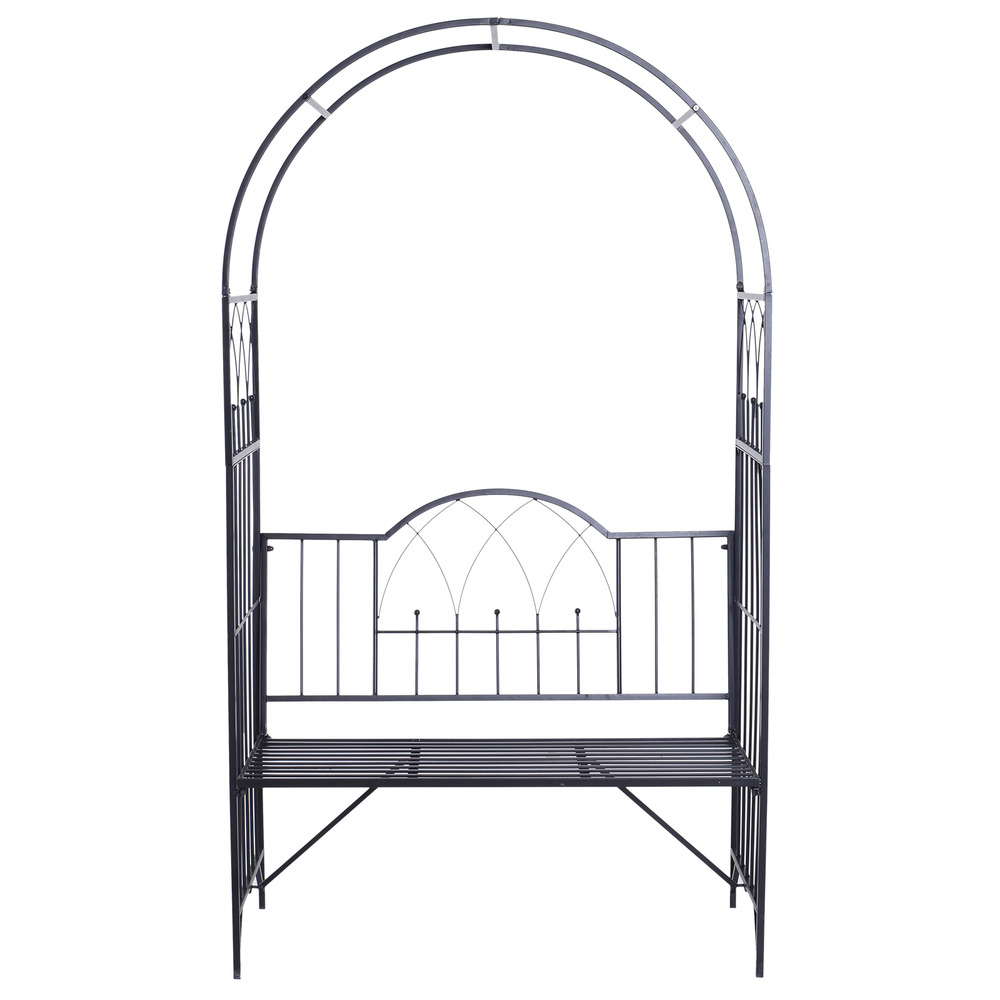 Arche Ã  rosiers banc de jardin 3 places mÃ©âŠ