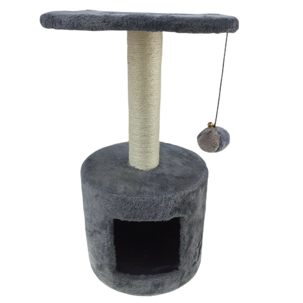Arbre à chat bongo gris, ø30 cm x h 59 cm, pour chat