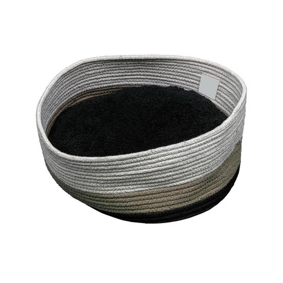 Panier berbère caramel pour chats ou petit chiens.