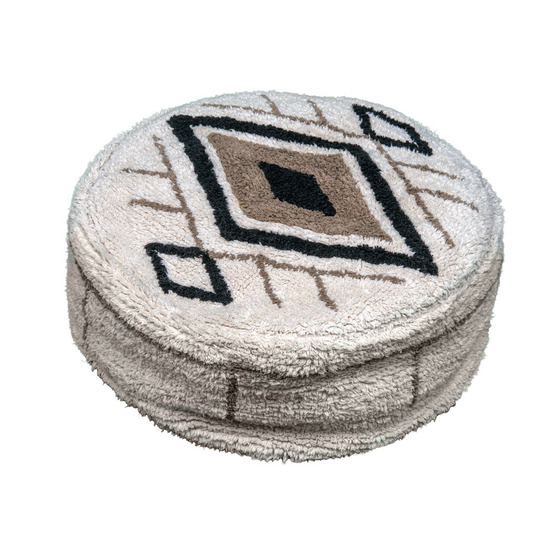 Pouf berbère caramel ø 50 cm pour chats ou petit chiens