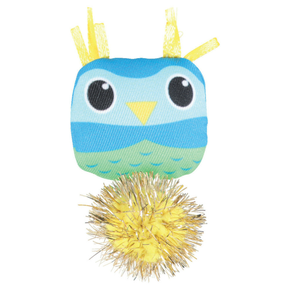 Jeux chat lovely hibou taille 9 x 5 cm x 2.5 cm avec catnip