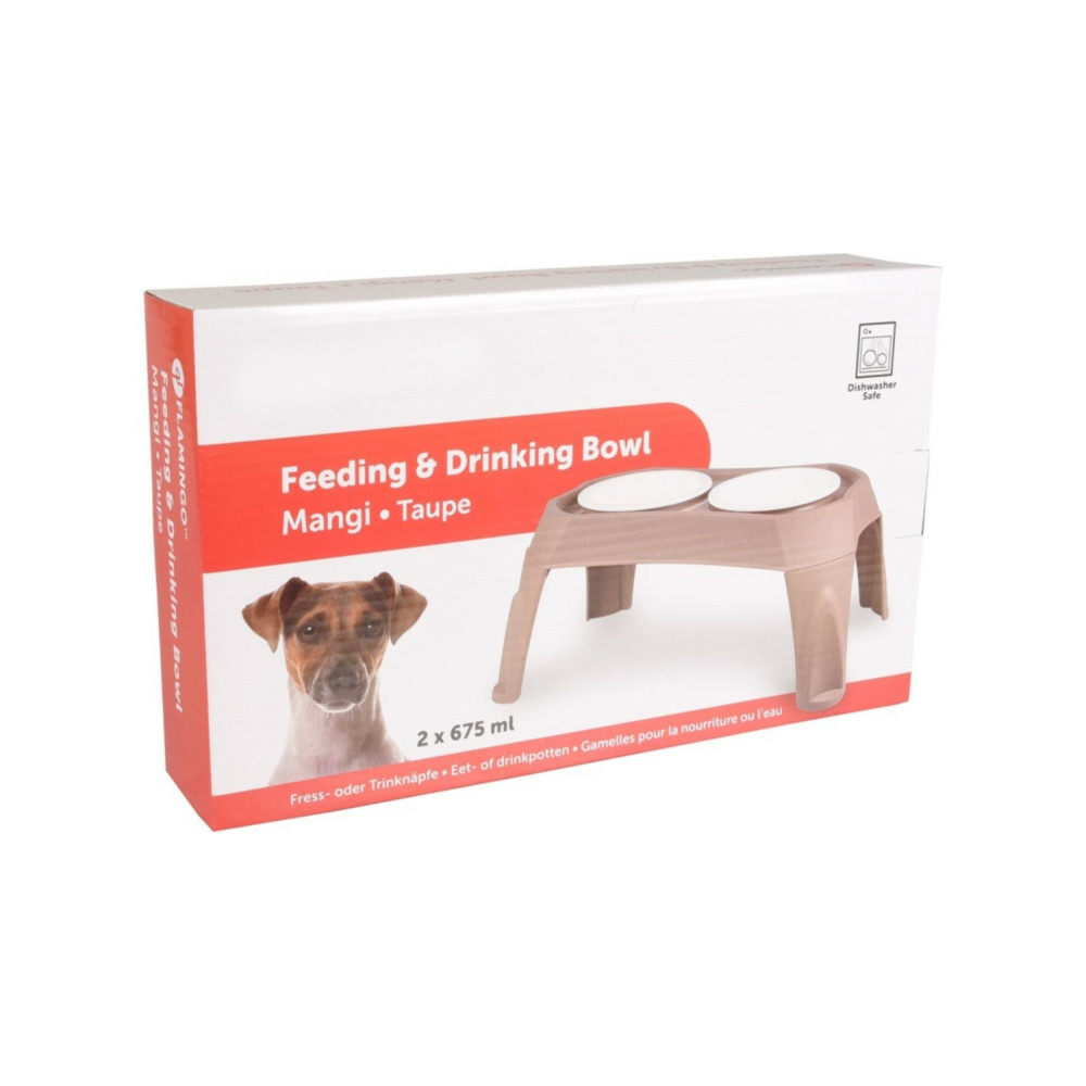 Gamelle double pour le confort de votre chien