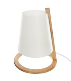 Lampe à poser en bambou h 26 cm