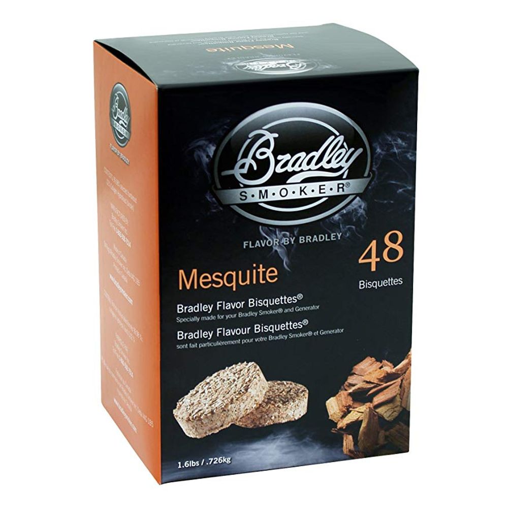 48 bisquettes de fumage bradley smoker - saveur au choix
