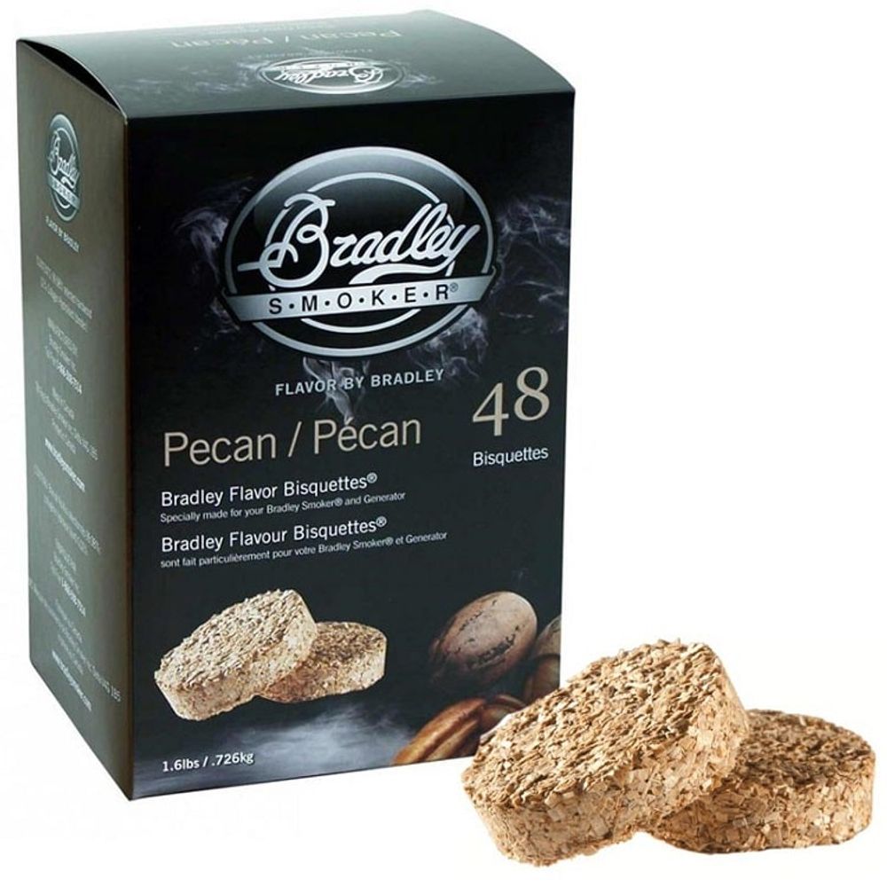 48 bisquettes de fumage bradley smoker - saveur au choix