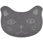 Tapis zelda gris 30 x 40 cm pour bac à litière pour chat
