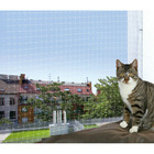 Filet de protection pour fenêtre 2 x 1,5 m, transparent pour chat