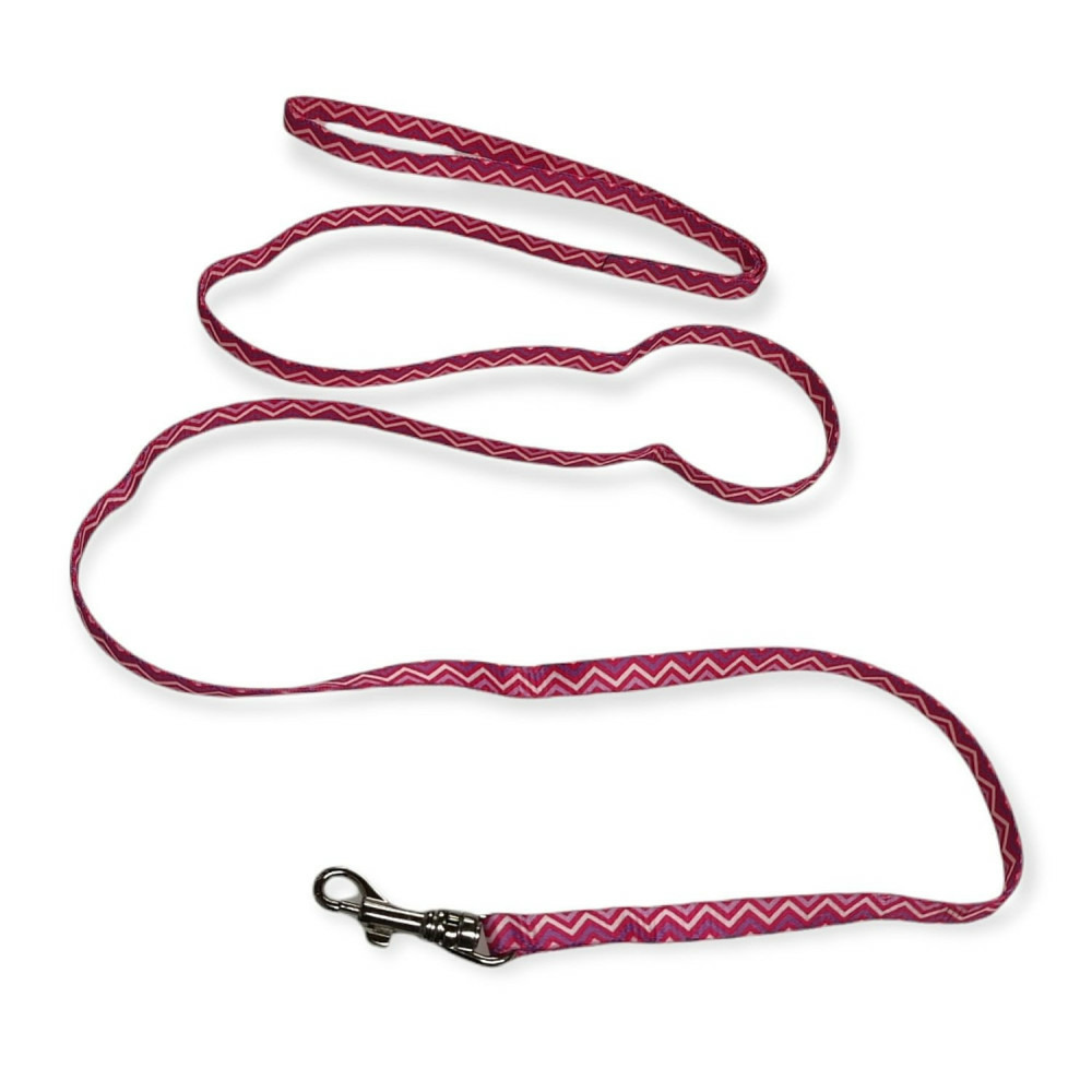 Laisse rose puppy pixie 8 mm x 1,20 m pour chiots